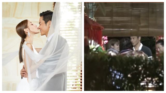 笑得超甜！郑嘉颖陈凯琳包场办welcome party