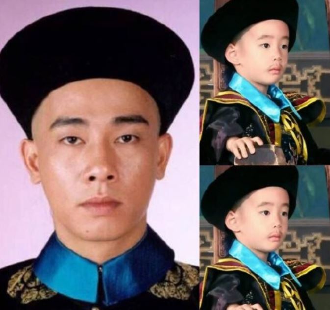 jasper穿官服超像陈小春aka韦小宝！应采儿：怎么看都像