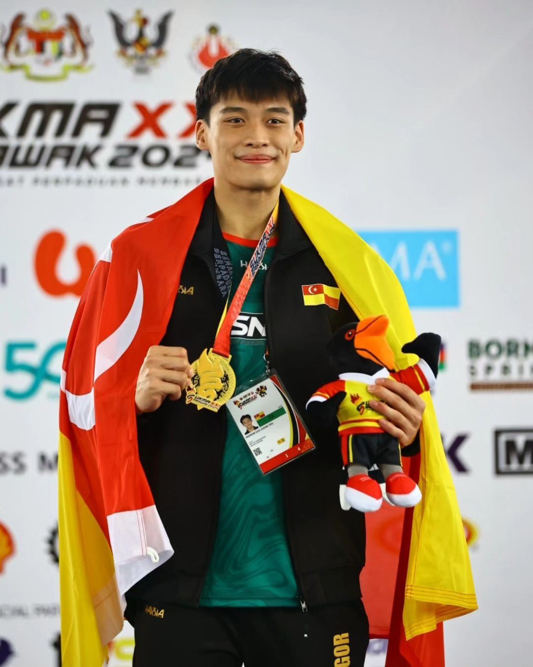 吴政彦打破全国纪录❗100公尺蛙泳游出1分01.39秒🏊