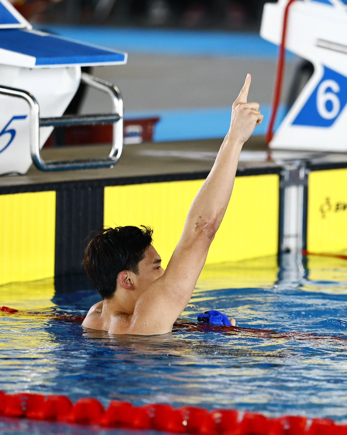 吴政彦打破全国纪录❗100公尺蛙泳游出1分01.39秒🏊