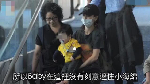 baby儿子小海绵正面照曝光！内双眼皮像足黄晓明