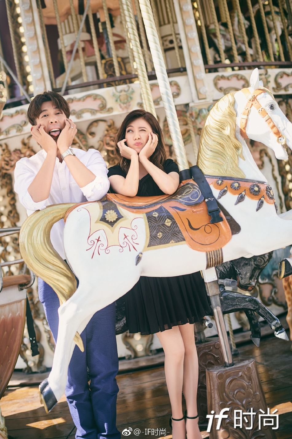 【多图】修杰楷夫妇巴黎街头秀恩爱！ 网友赞越来越有夫妻相