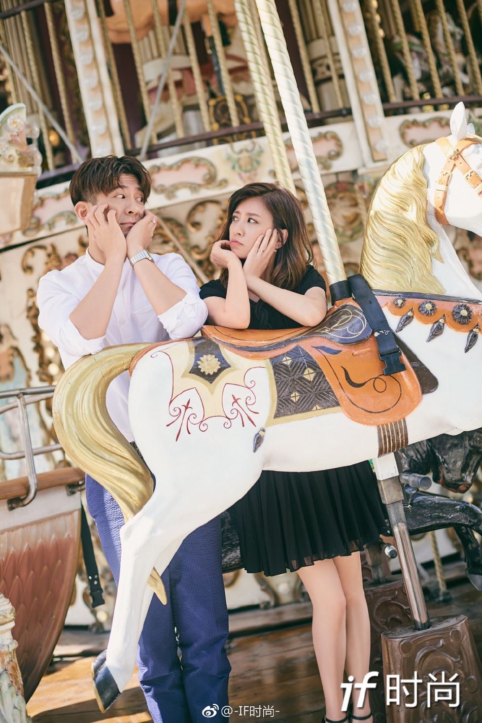 【多图】修杰楷夫妇巴黎街头秀恩爱！ 网友赞越来越有夫妻相