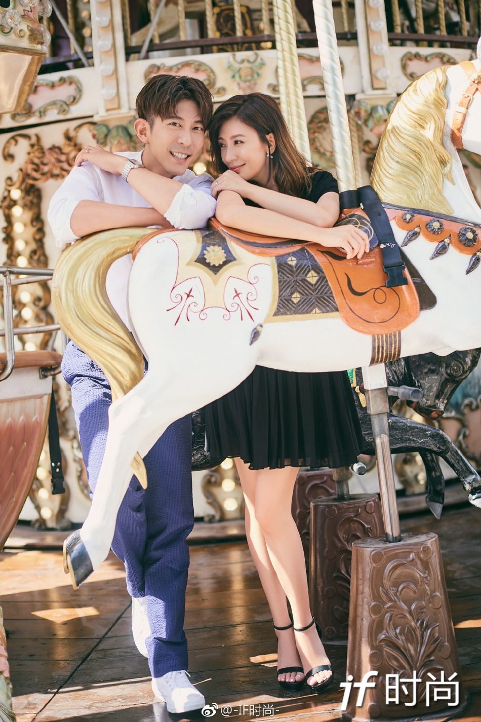 【多图】修杰楷夫妇巴黎街头秀恩爱！ 网友赞越来越有夫妻相