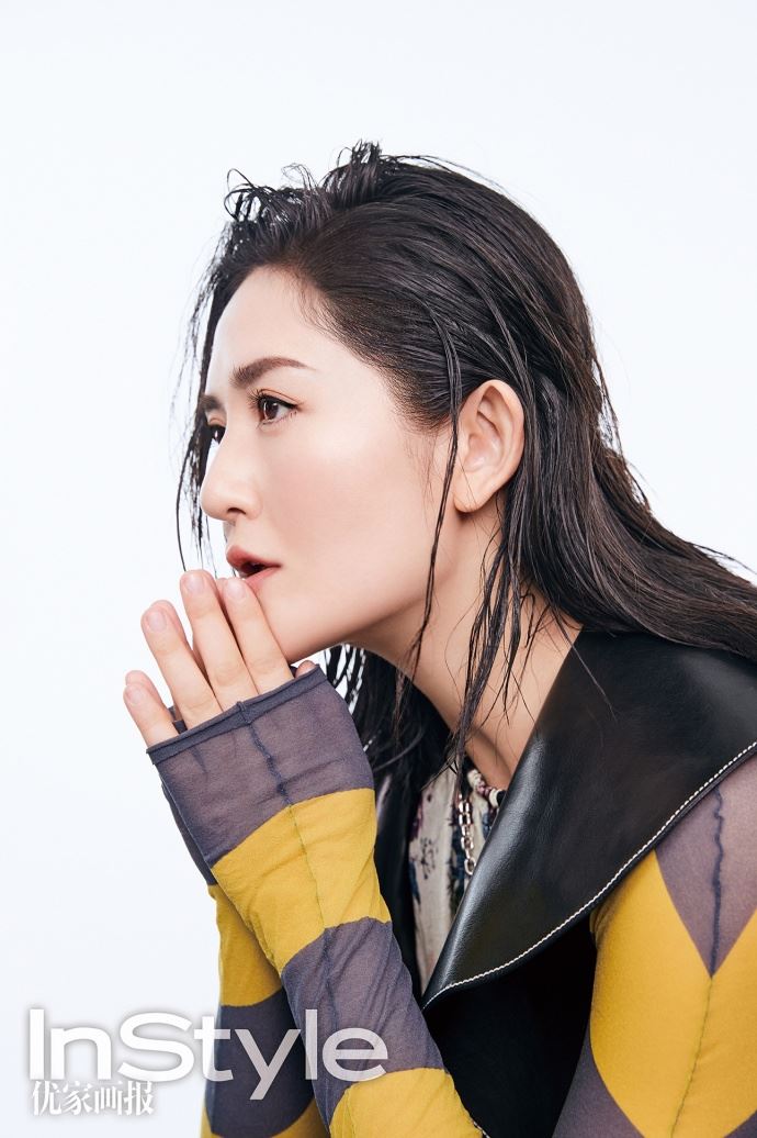 【多图】谢娜产后首登杂志封面！化身时髦girl帅气十足啊