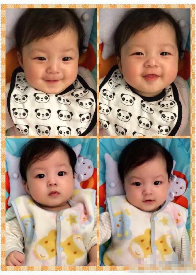 小泡芙婴儿时期照片曝光！从小就爱笑超萌超可爱