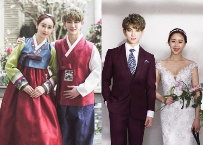 母子恋修成正果！41岁咸素媛与23岁老公晒婚照晒幸福