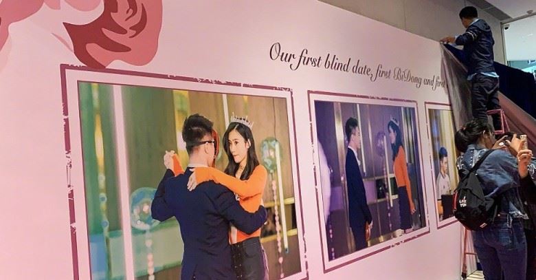 甜爆！何猷君求婚现场！摆满和奚梦瑶的甜蜜合照