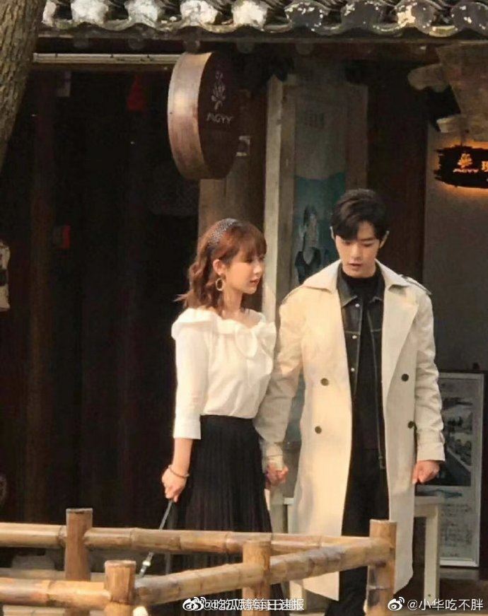 【多图】《余生请多指教》新路透照！杨紫、肖战情侣装逛街超甜蜜