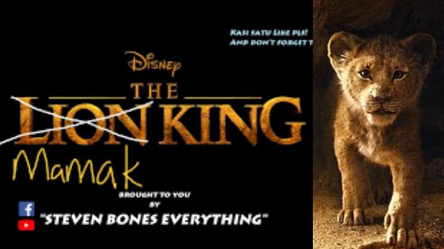 神级恶搞 《the lion king》预告片！网友：去mamak就这样order！