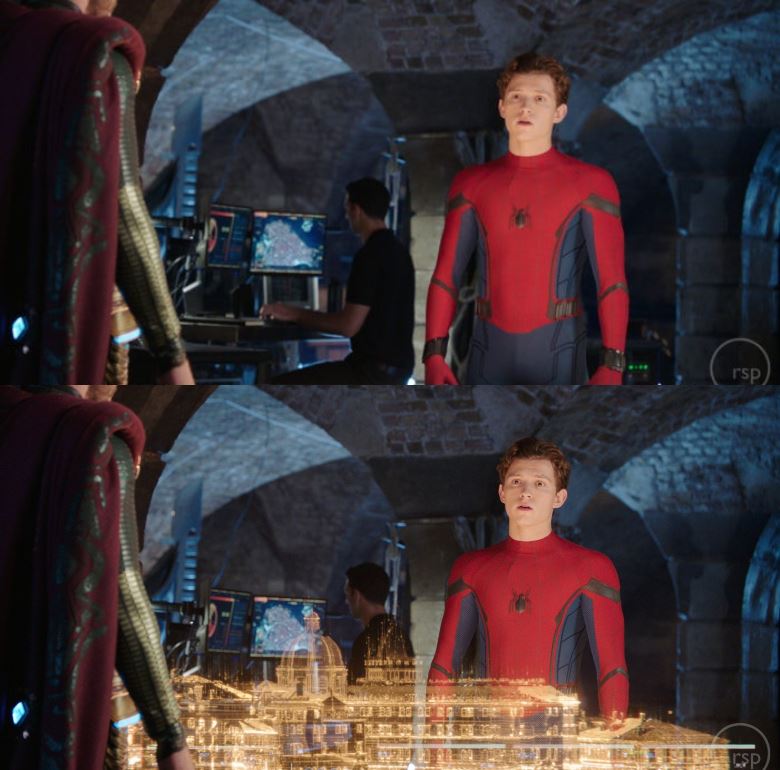 连这一幕都需要特效？！《spider-man: far from home》未特效剧照曝光