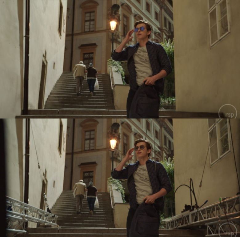 连这一幕都需要特效？！《spider-man: far from home》未特效剧照曝光