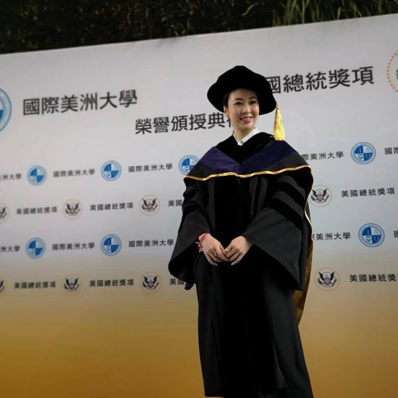 好厉害呀!庄思敏获美洲大学颁博士学位