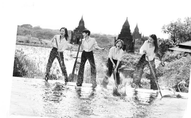 【多图】「神仙」四姐妹拍写真！随便拍都是大片