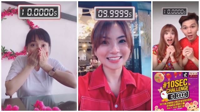 他们都玩了tiktok #10secchallenge，你还赶快参与吗？还有机会赢取价值rm1,099的余仁生新春礼篮哦！