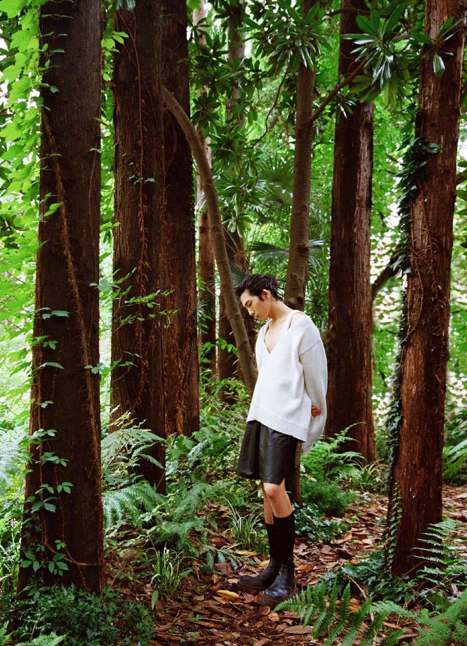 【多图】井柏然写真照曝光！日系打扮演绎花儿与少年！ 