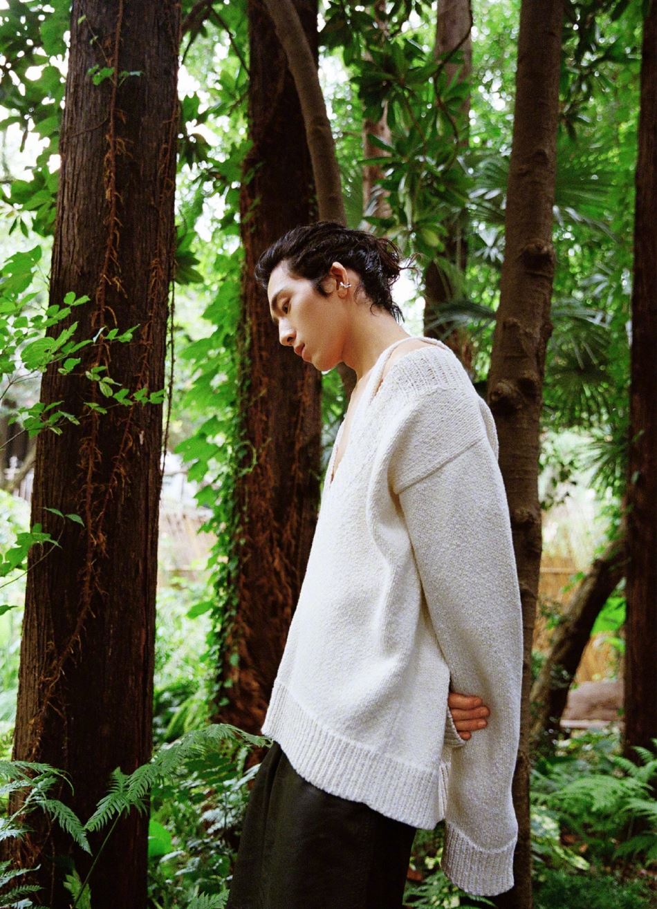 【多图】井柏然写真照曝光！日系打扮演绎花儿与少年！ 