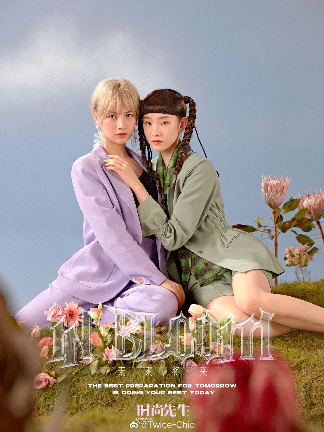 【创3】训练生时尚大片曝光！演绎青春复古风超漂亮！