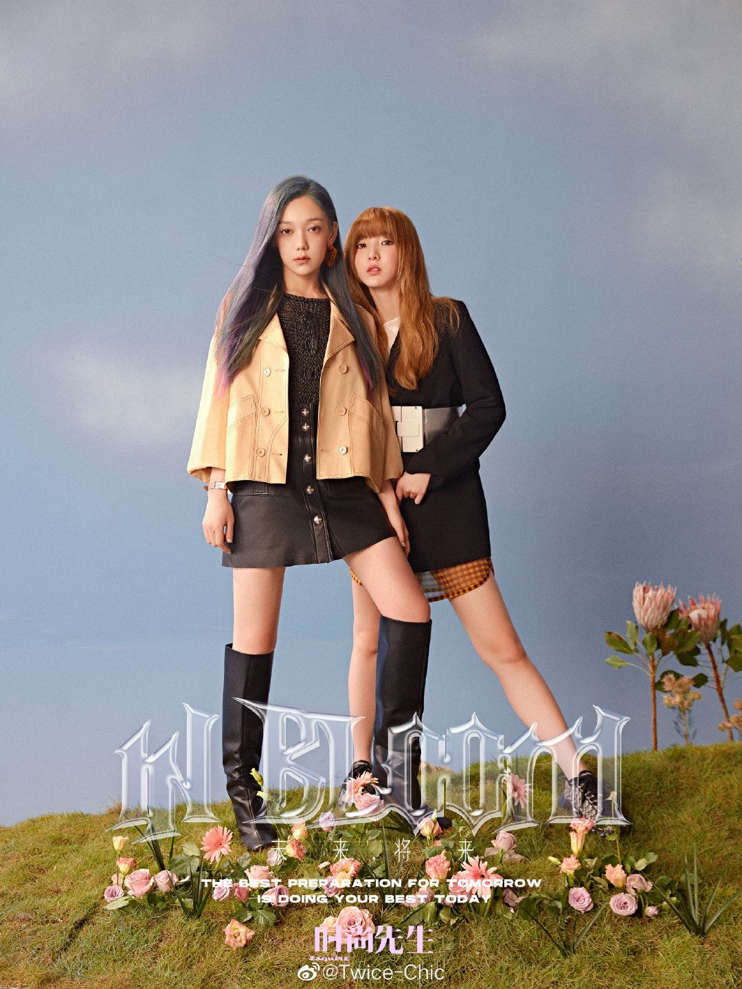 【创3】训练生时尚大片曝光！演绎青春复古风超漂亮！