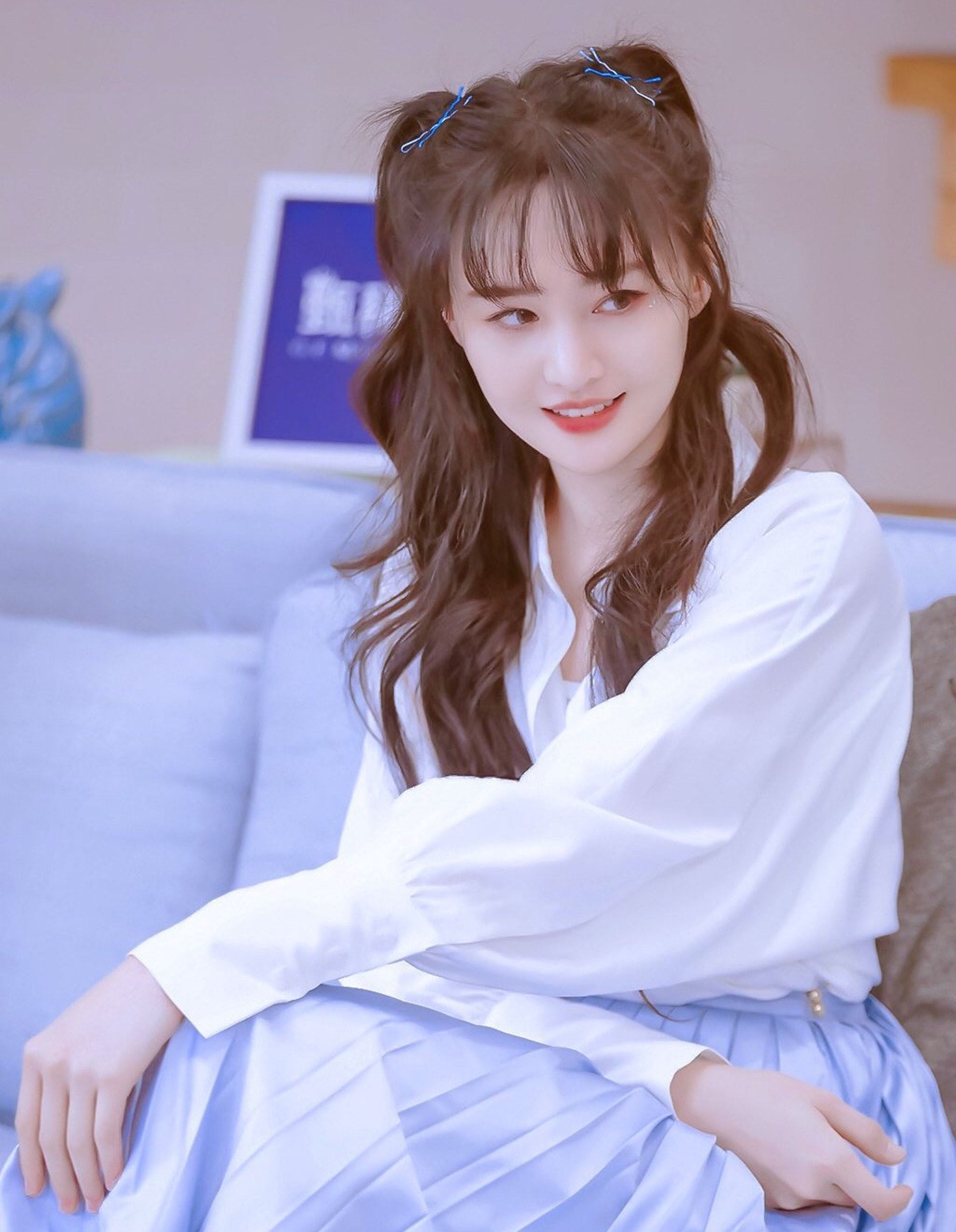 超减龄！盘点7位双马尾女星，杨幂baby超纯真可爱！