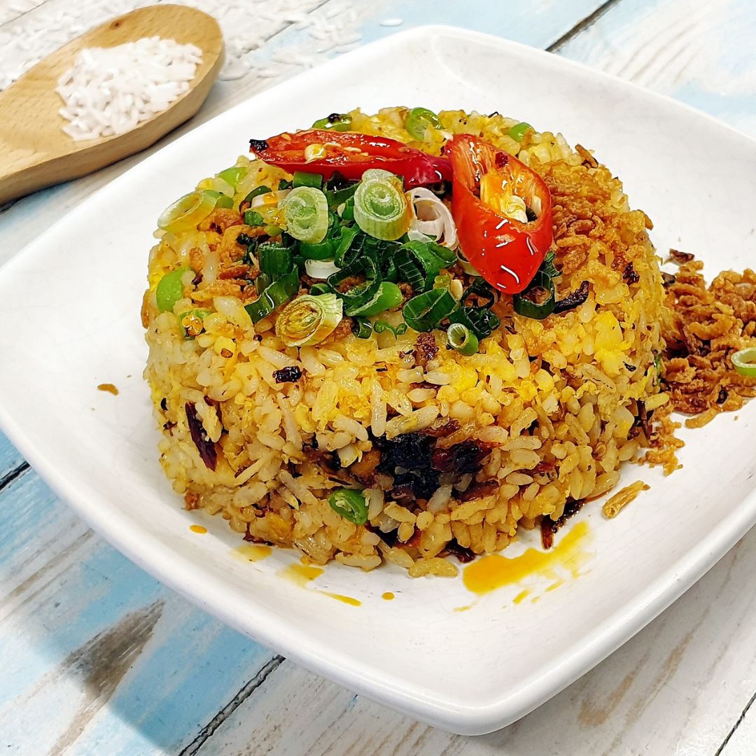 叁巴虾米蛋炒饭