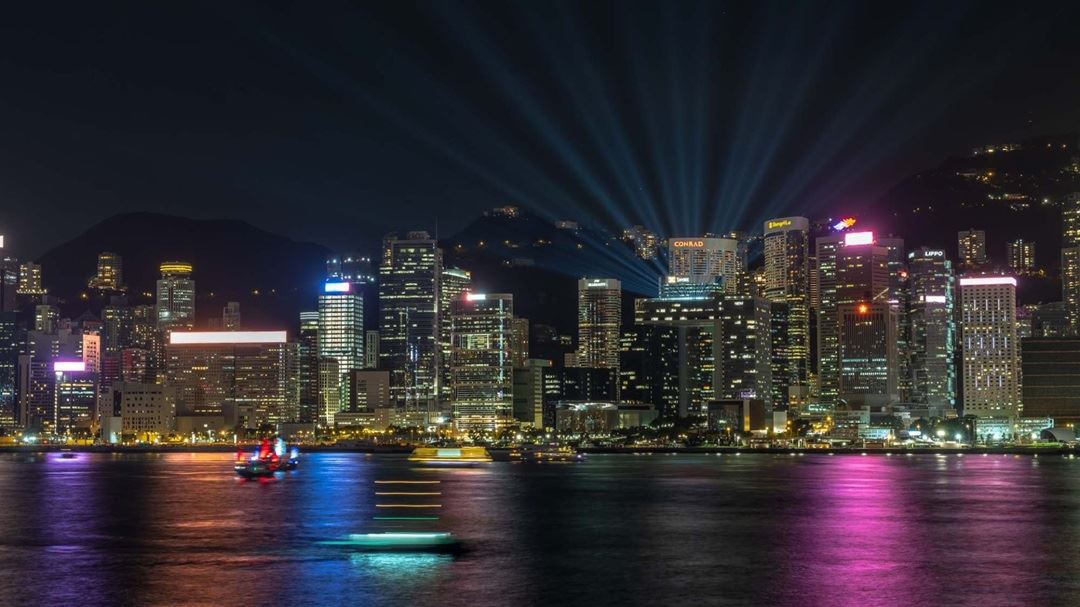 维多利亚港夜景