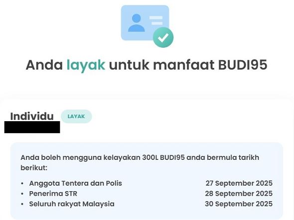 budi95: start checking your eligibility today