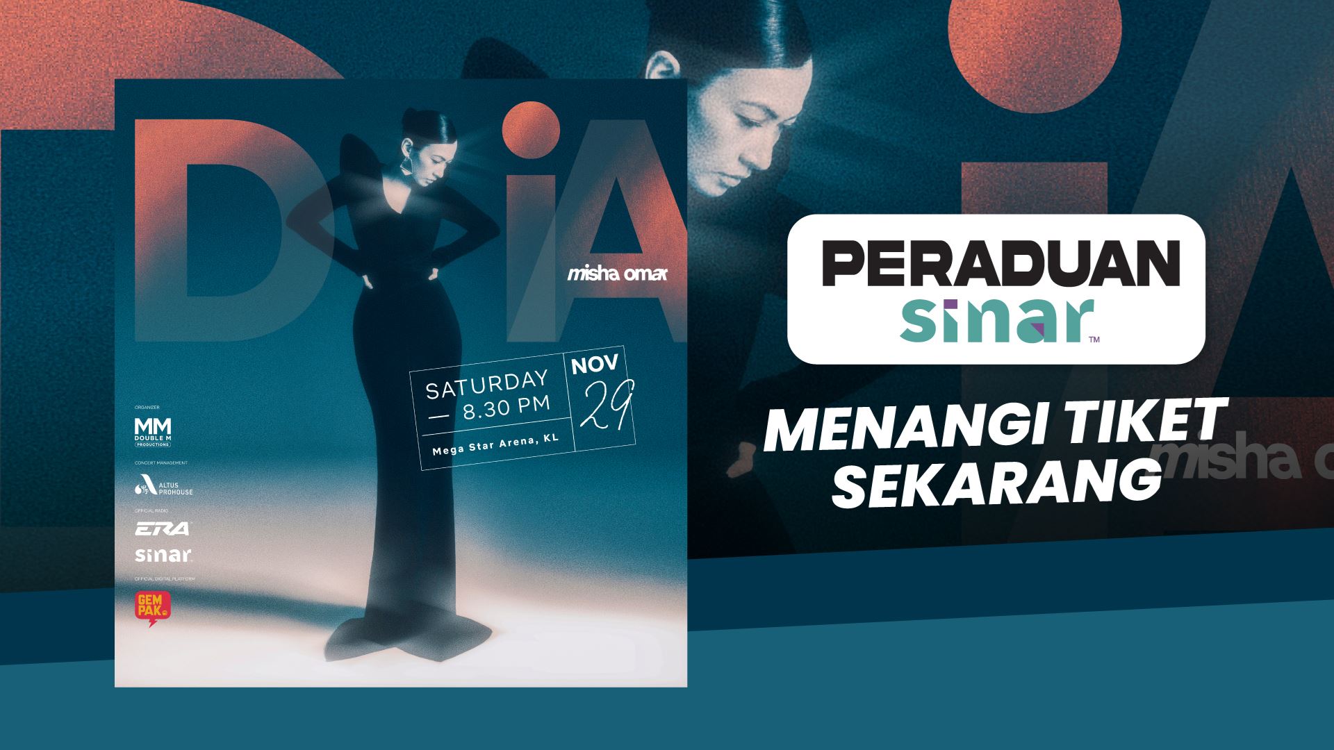peraduan sinar | konsert dia : misha omar