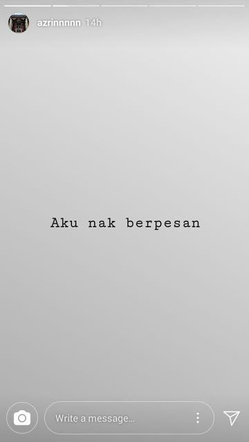 aku nak berpesan..pesanan terakhir arwah sebelum pergi menghadap illahi buat netizen tersentuh hati