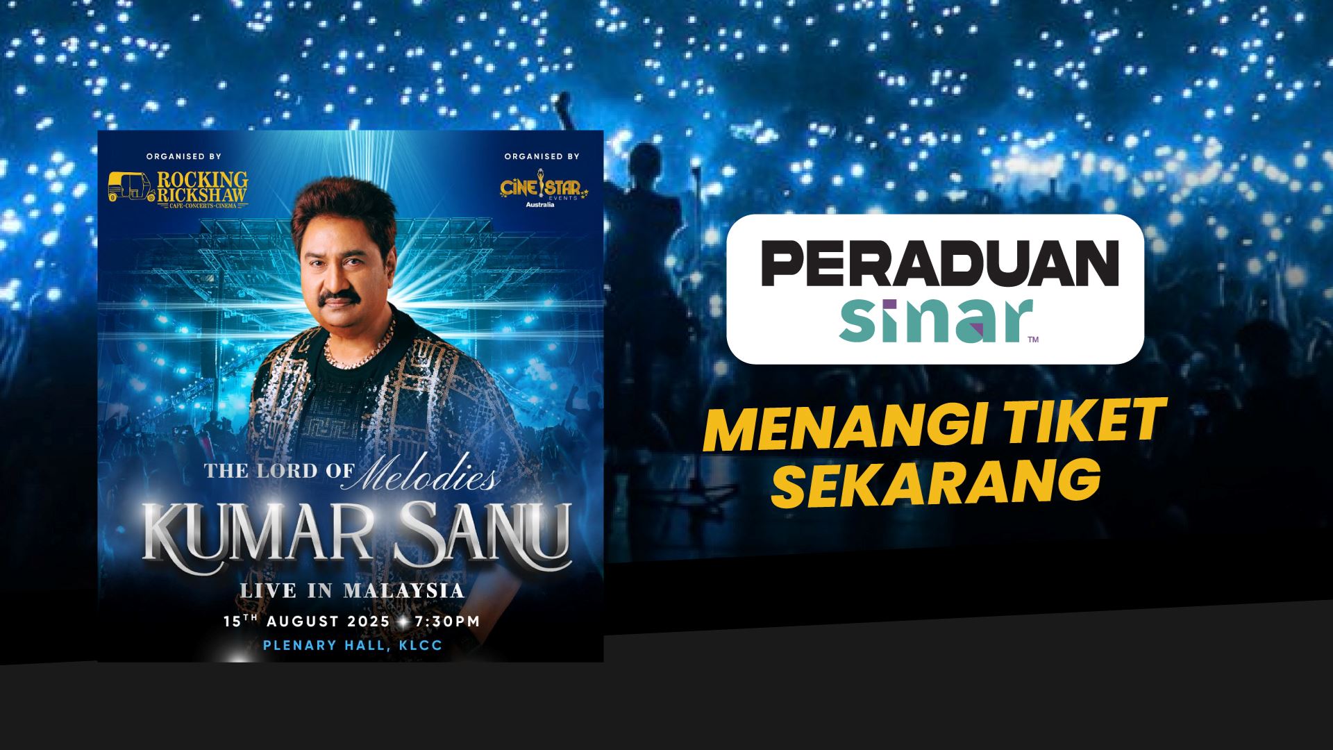 Peraduan SINAR | Kumar Sanu Concert