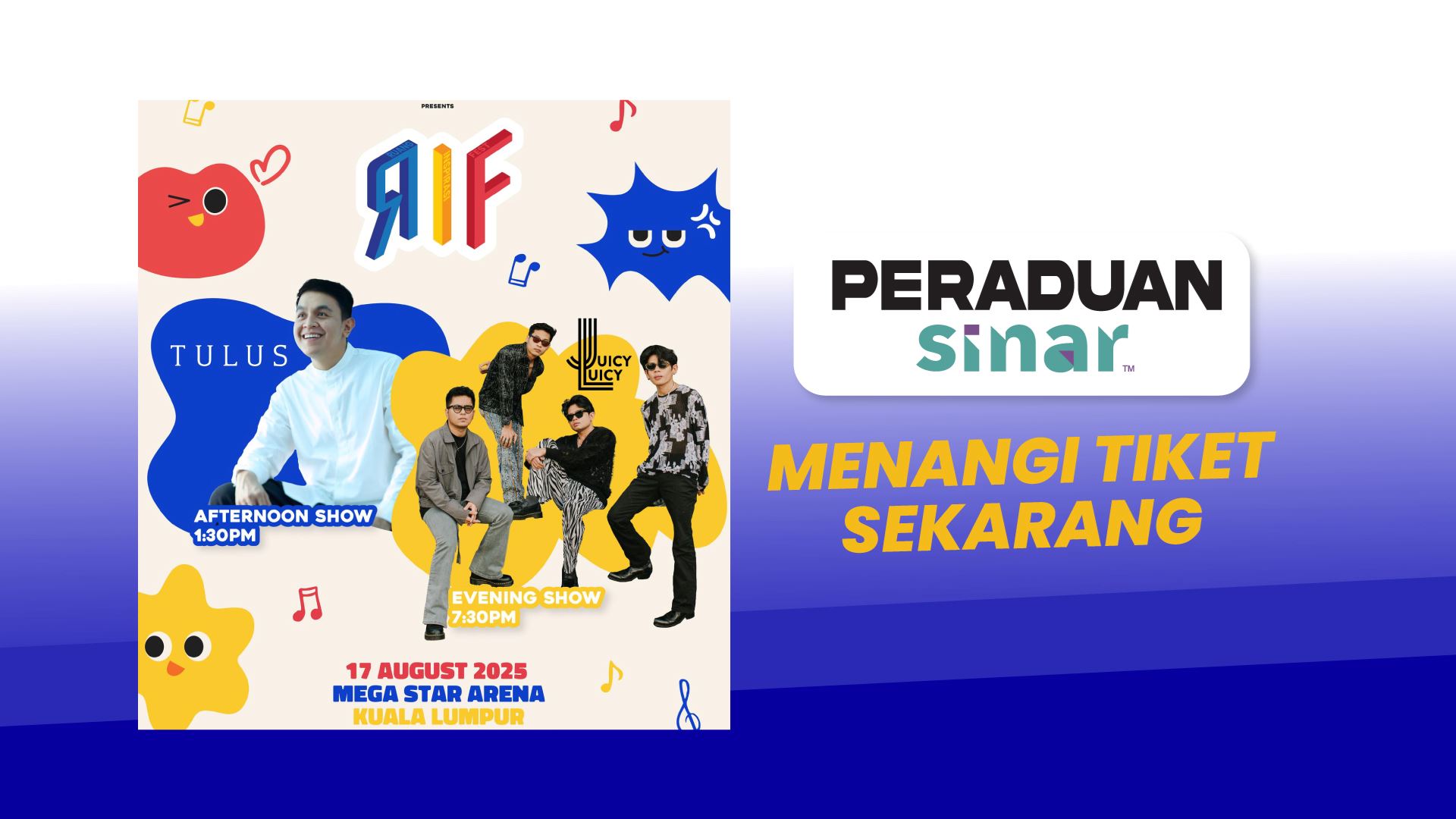 Peraduan SINAR | Tulus Dan Juicy Luicy