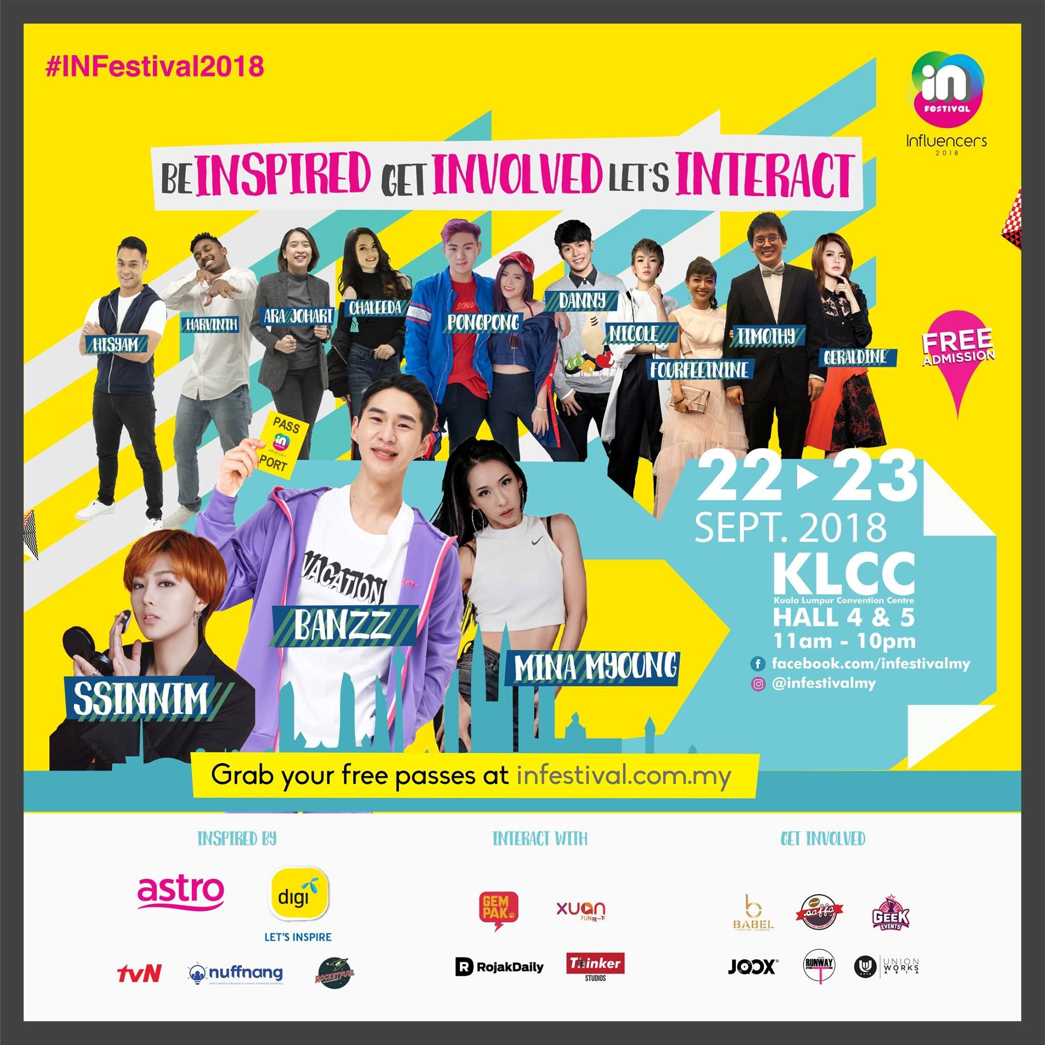 jika anda pengguna tegar media sosial, festival ini wajib untuk anda!