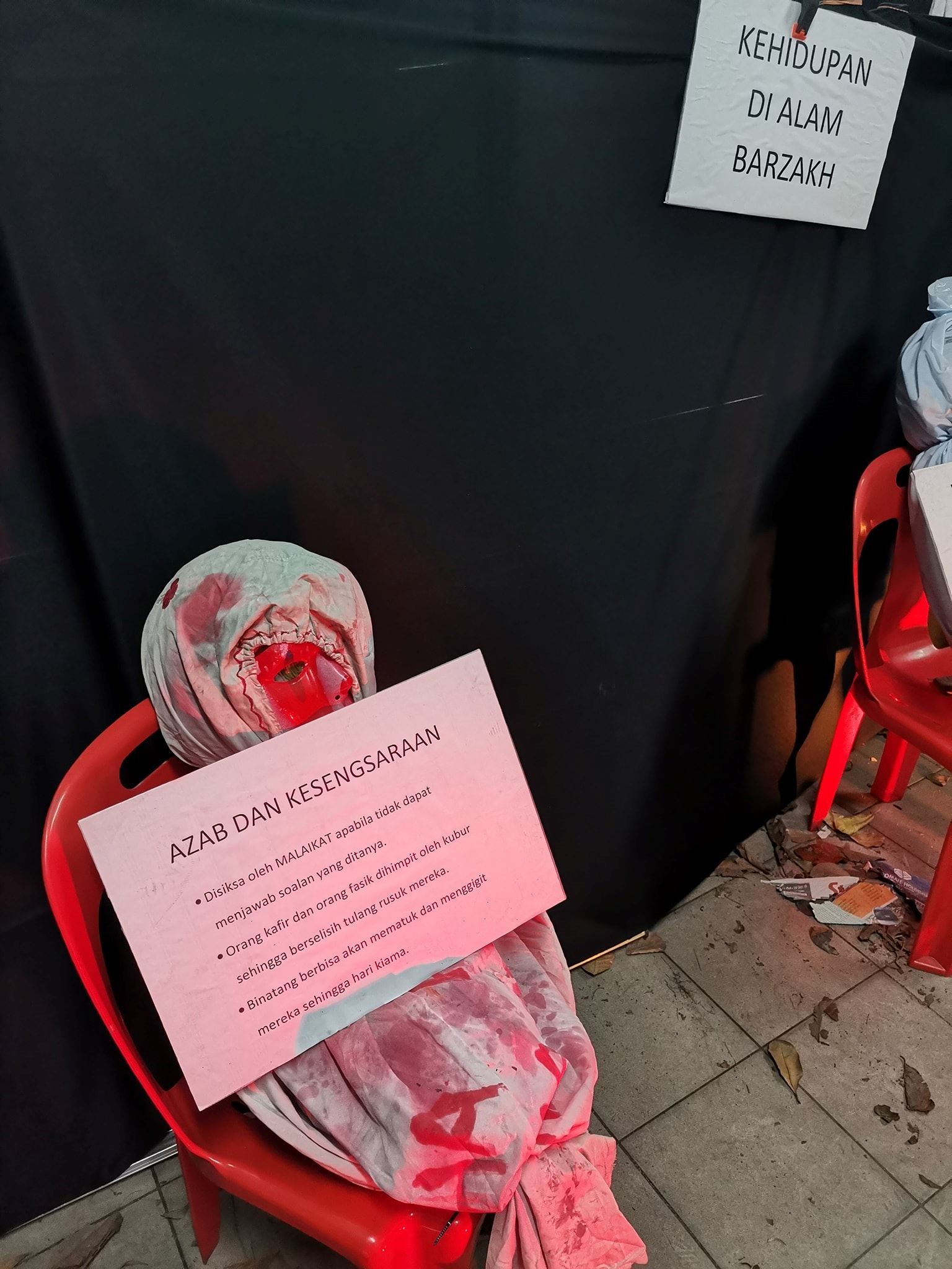 cikgu buat rumah 5 alam untuk anak murid, termasuklah alam kubur!