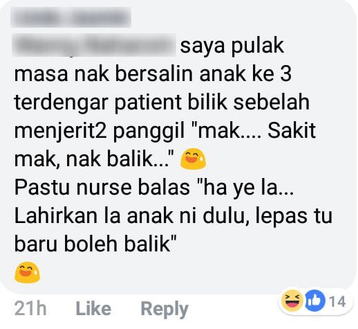 mak-mak kongsi pengalaman lucu waktu bersalin, ada yang sampai katil lipat dua