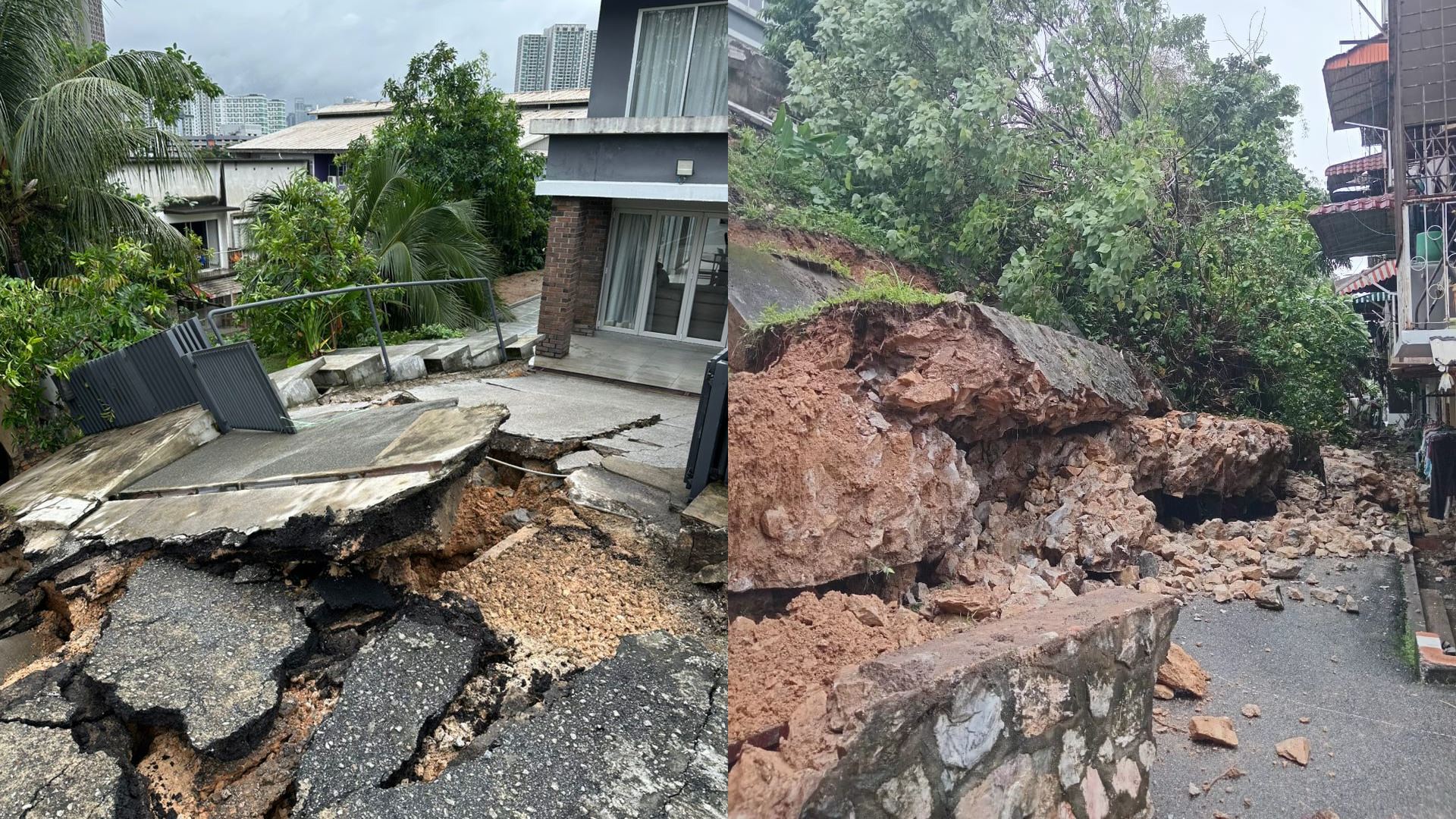 104 Unit Pangsapuri di Taman United Diarahkan Kosong Susulan Tanah Runtuh, Penduduk Diminta Berwaspada