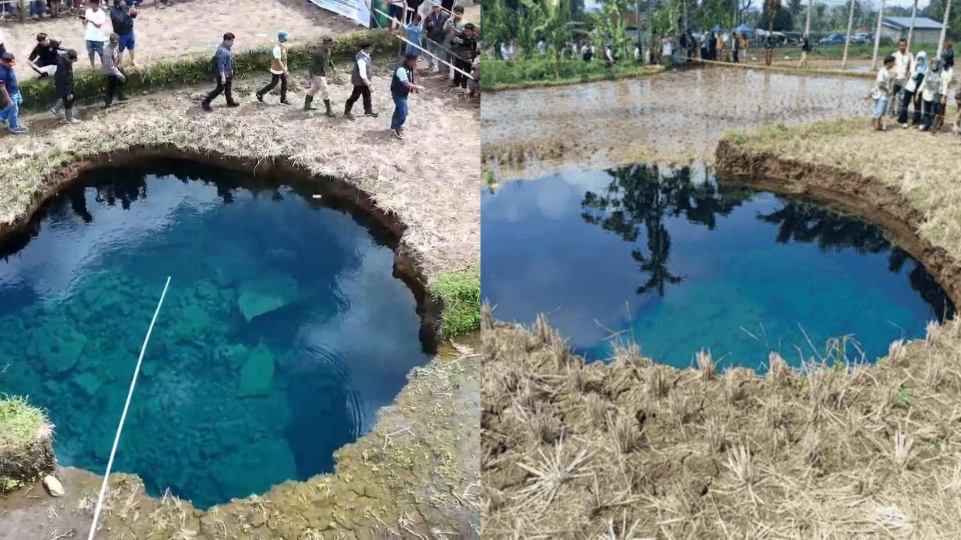 Sinkhole ‘Air Ajaib’ Gegarkan Situjuah Batua, Rupanya Mengandungi Bakteria E. coli