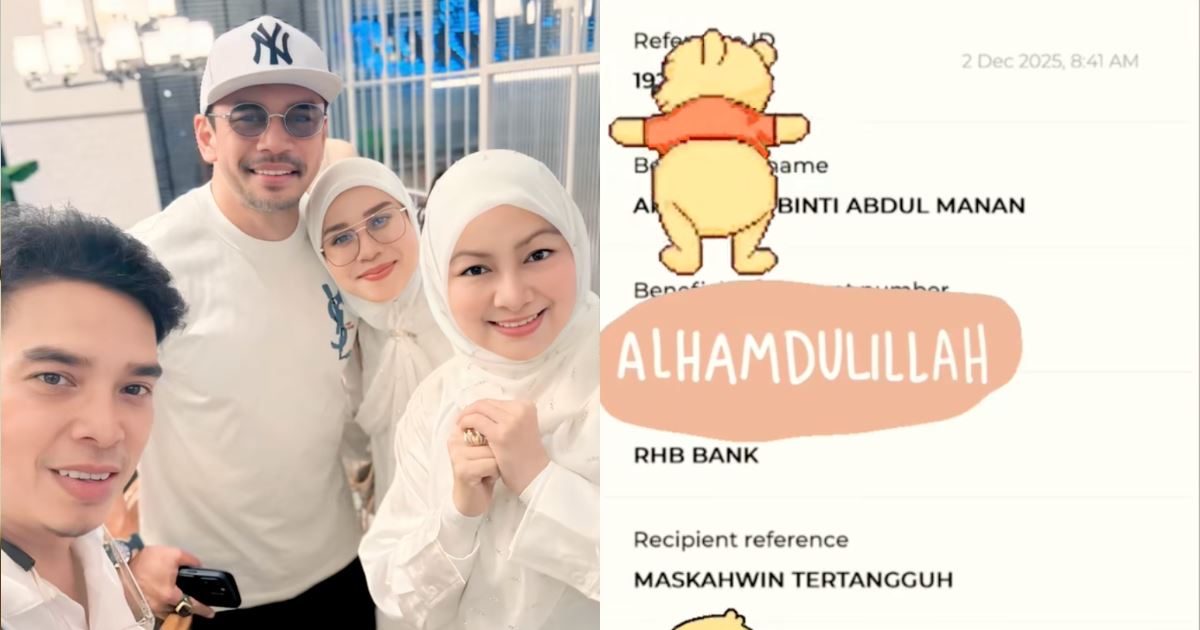 Berkat Kesabaran 22 Tahun, Abby Abadi Akhirnya Terima Mas Kahwin Tertangguh Daripada Norman Hakim