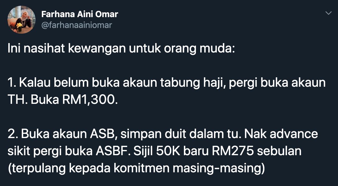 wanita bagi nasihat kewangan untuk orang muda