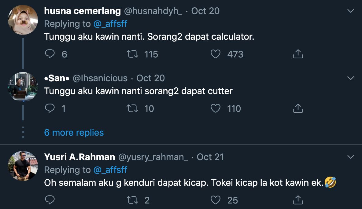 doorgift pengantin doktor curi perhatian orang ramai