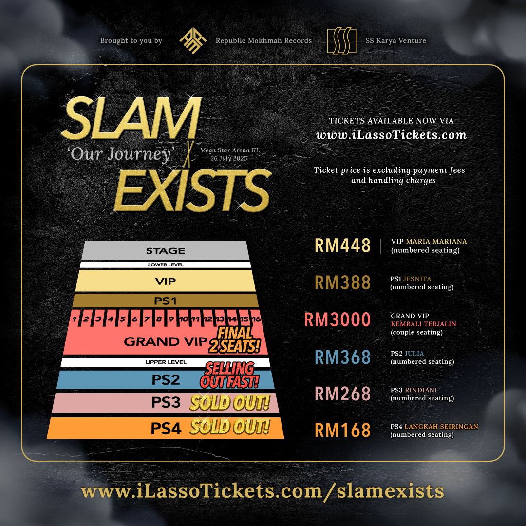 peraduan sinar | konsert slam x exists: our journey