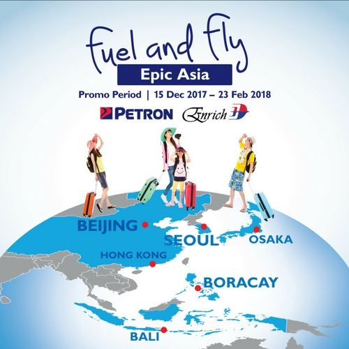 nak merasa travel percuma? pilih lokasi pilihan & petron akan taja percutian anda