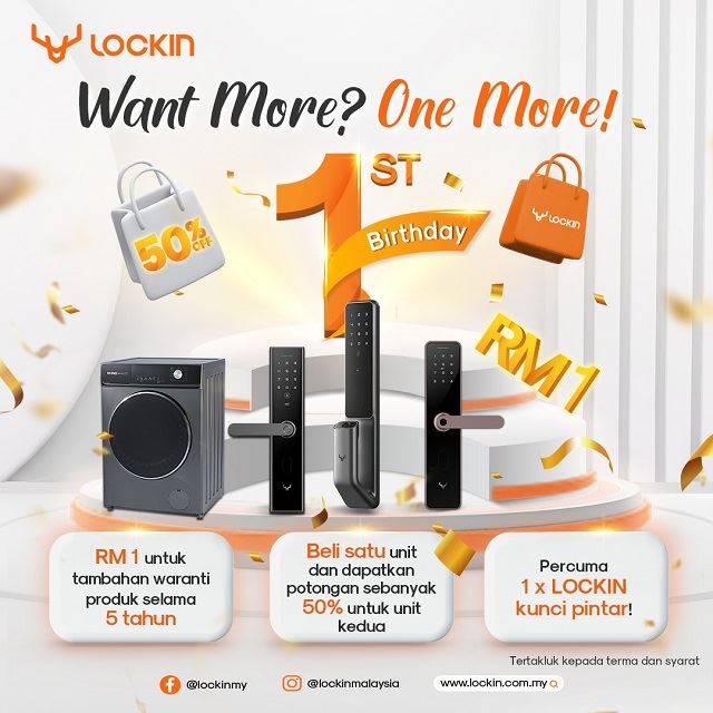promosi ulang tahun pertama lockin