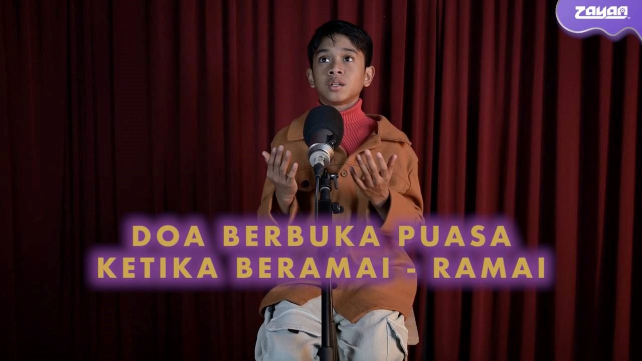 ZAYAN | Bacaan Doa Berbuka Puasa Ramai Daripada Adik Iman Darwisy