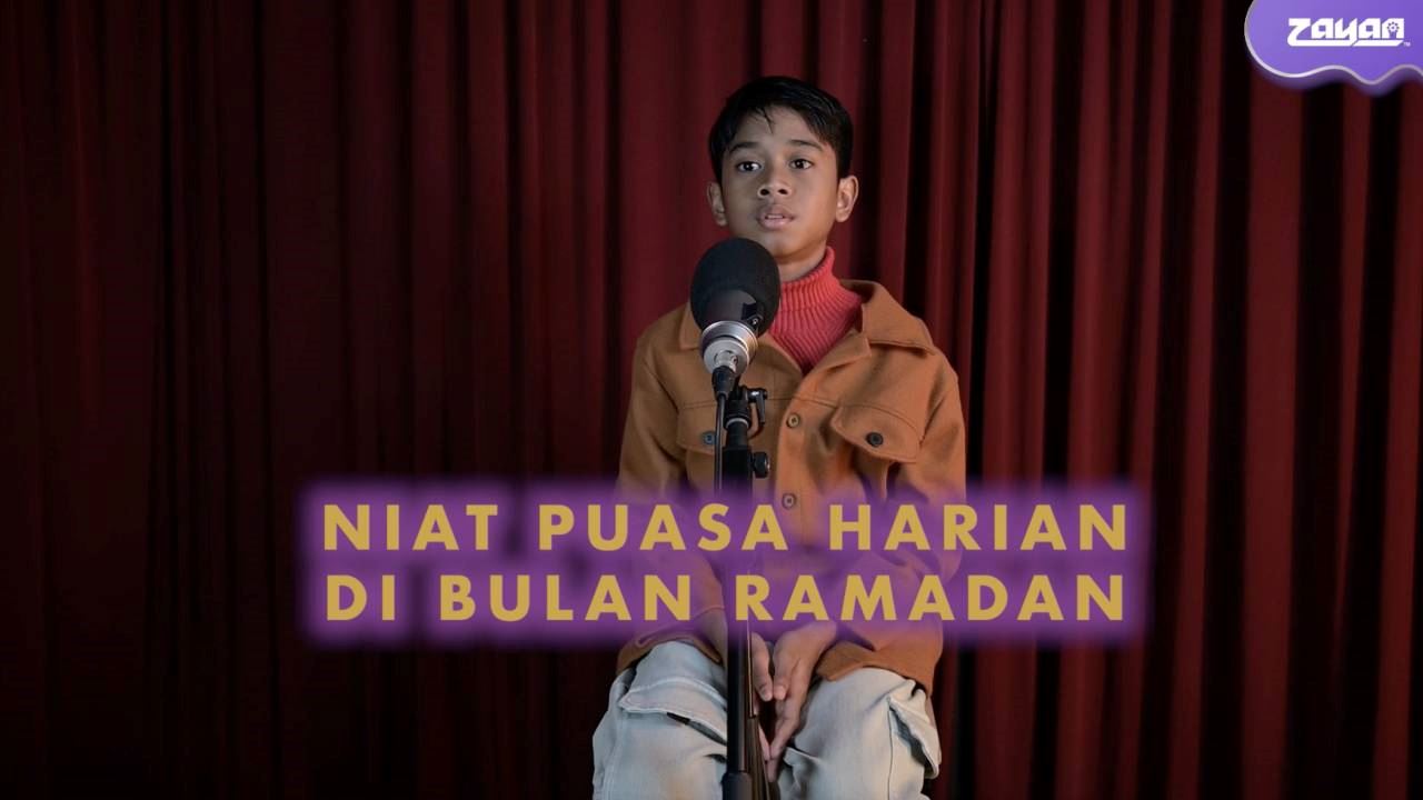 ZAYAN | Bacaan Niat Puasa Harian Daripada Adik Iman Darwisy