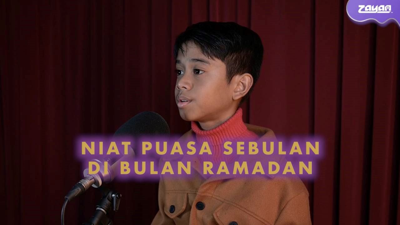 ZAYAN | Bacaan Niat Puasa Sebulan Daripada Adik Iman Darwisy