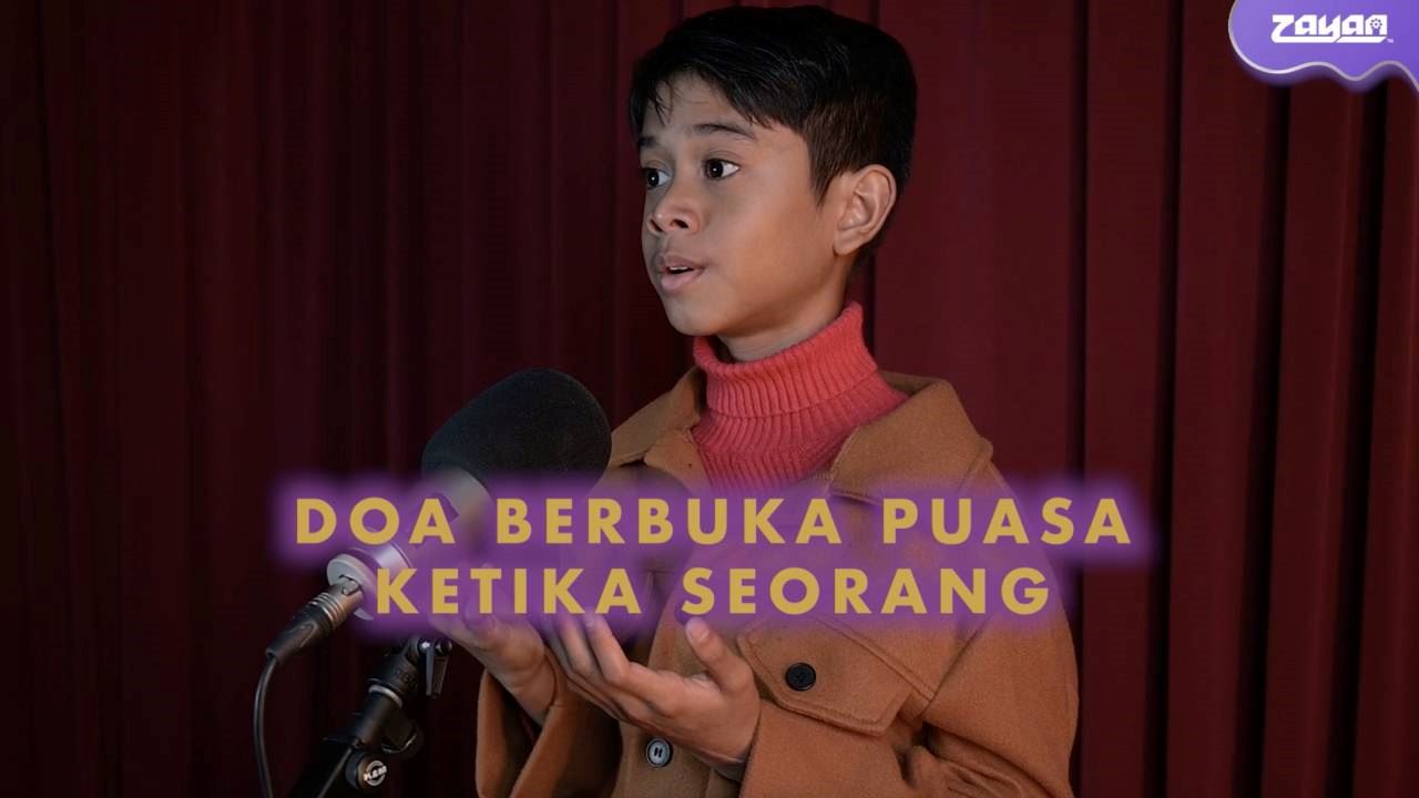 ZAYAN | Bacaan Doa Berbuka Puasa Sendirian Daripada Adik Iman Darwisy