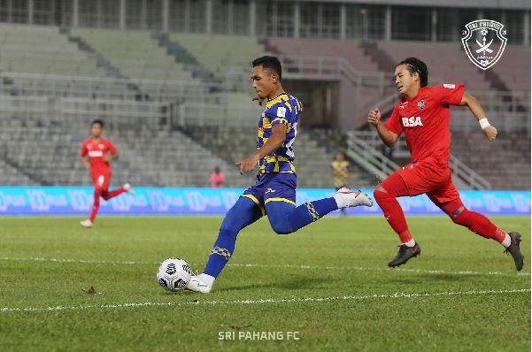 sri pahang fc benam uitm fc 5-0 pada aksi liga super.