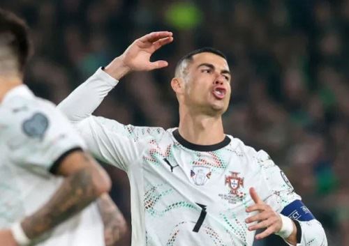 ronaldo sees red as portugal slump to irish defeat
