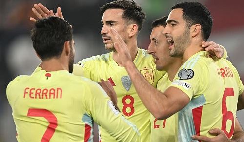 spain on the verge of a world cup spot