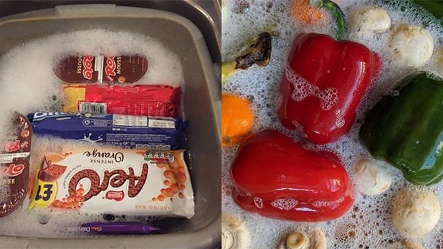 perlu ke nak basuh barang yang dibeli dengan air sabun?